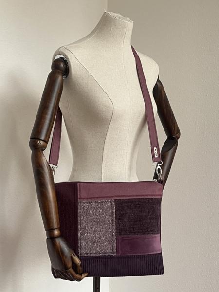 "Flickenwerk IV/6" - AUBERGINE-PFLAUME